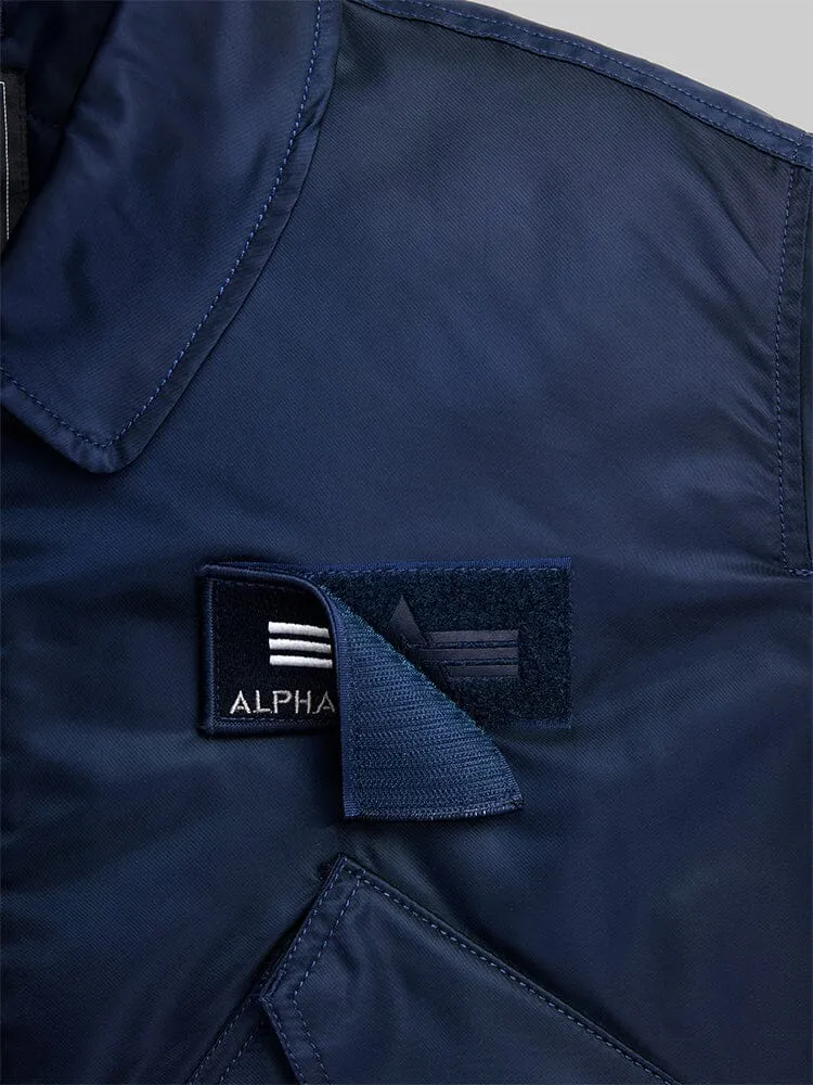 Alpha Industries CWU 45/P bomber nylon noir matelassé