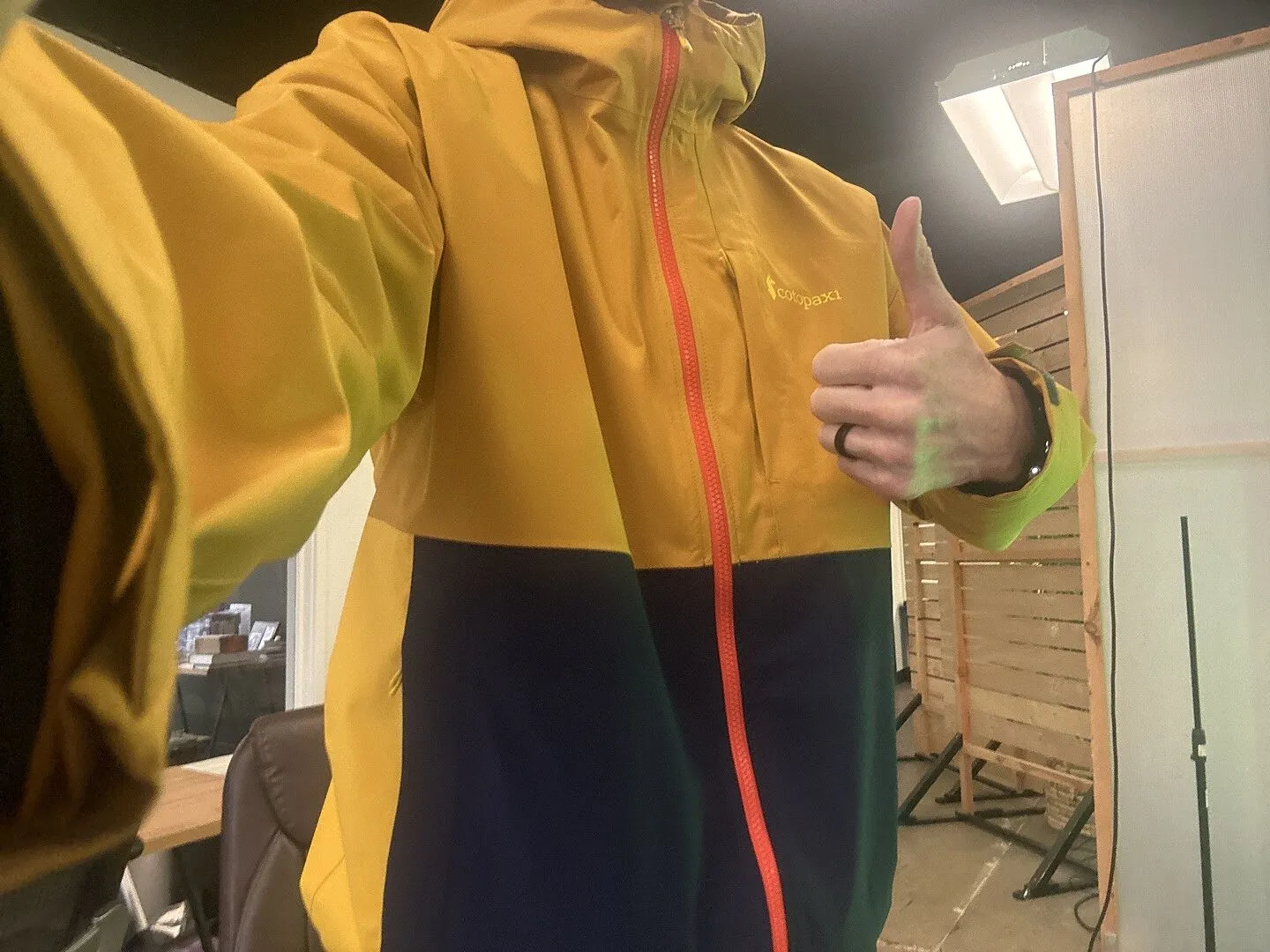 Cotopaxi Cielo veste pluie homme Amber recyclée