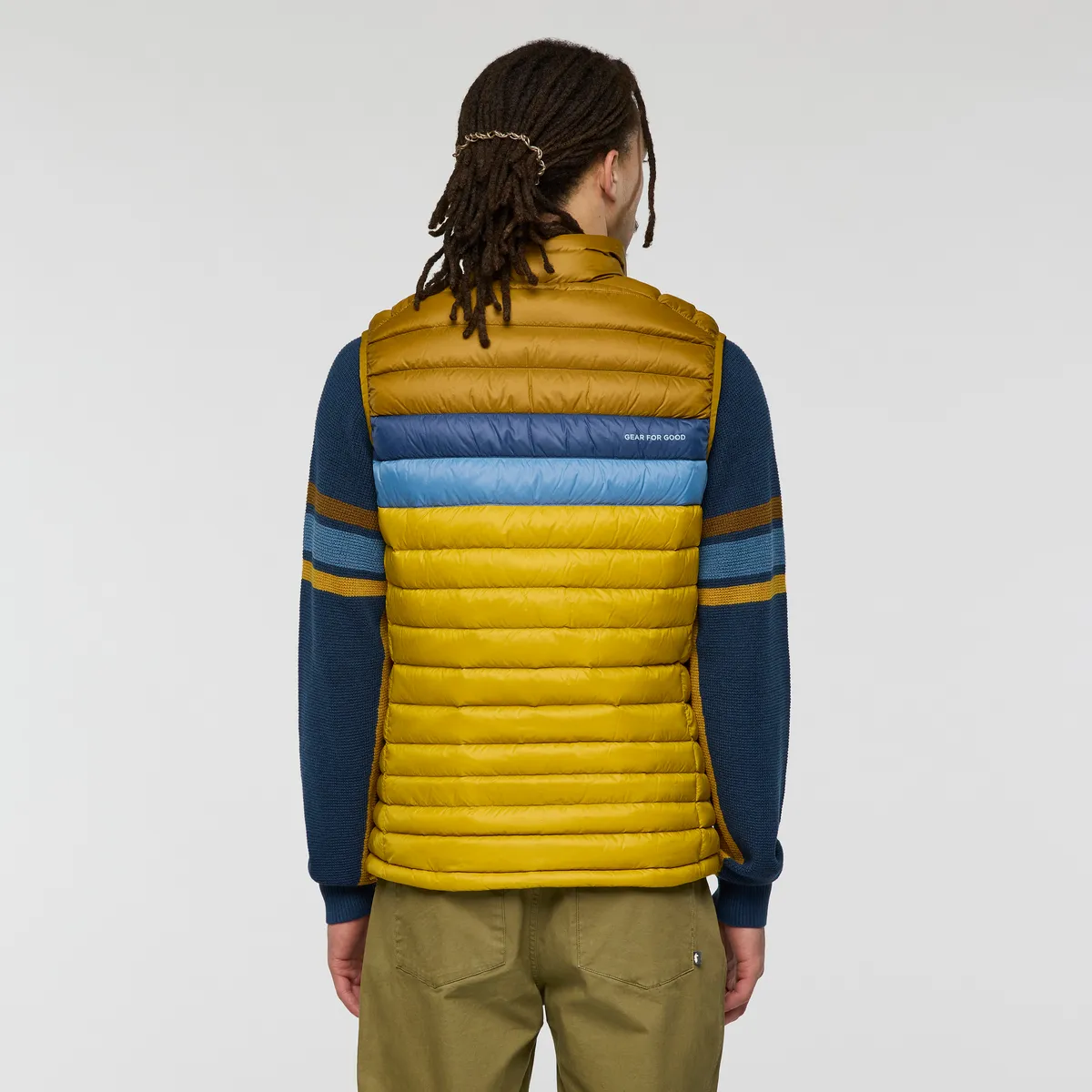 Cotopaxi Fuego gilet homme duvet Carbon Stripes chaud