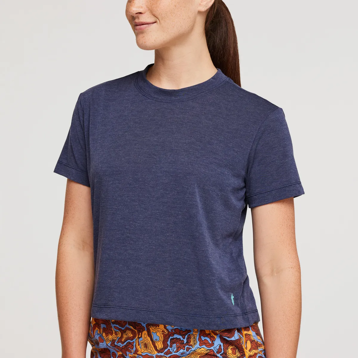 Cotopaxi Paseo Travel Crop t-shirt femme Maritime anti-odeur