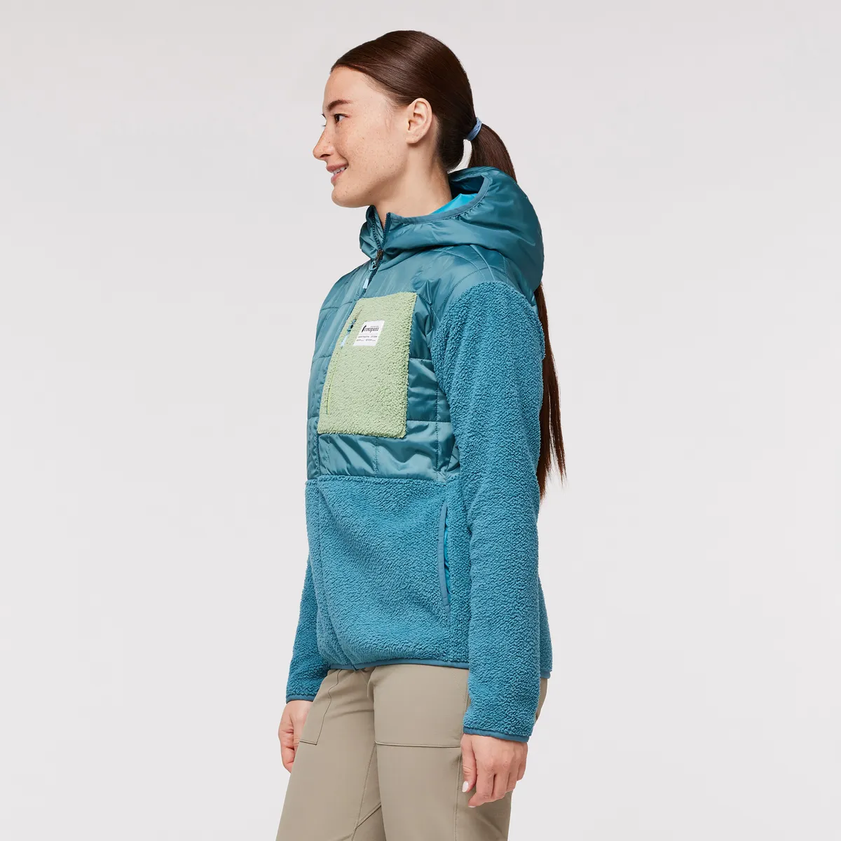 Cotopaxi Trico veste femme Blue Spruce Drizzle chaude