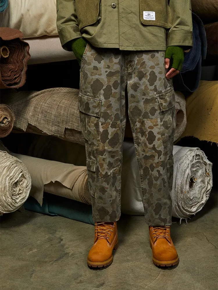 Alpha Industries ACU pantalon battlewash homme marron camo