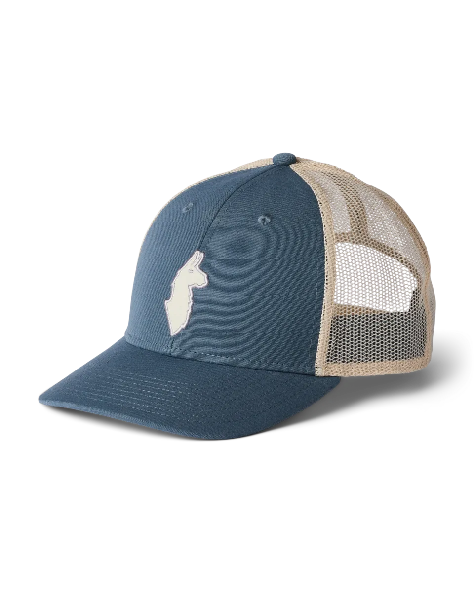 Cotopaxi Llama casquette trucker Everglade recyclée
