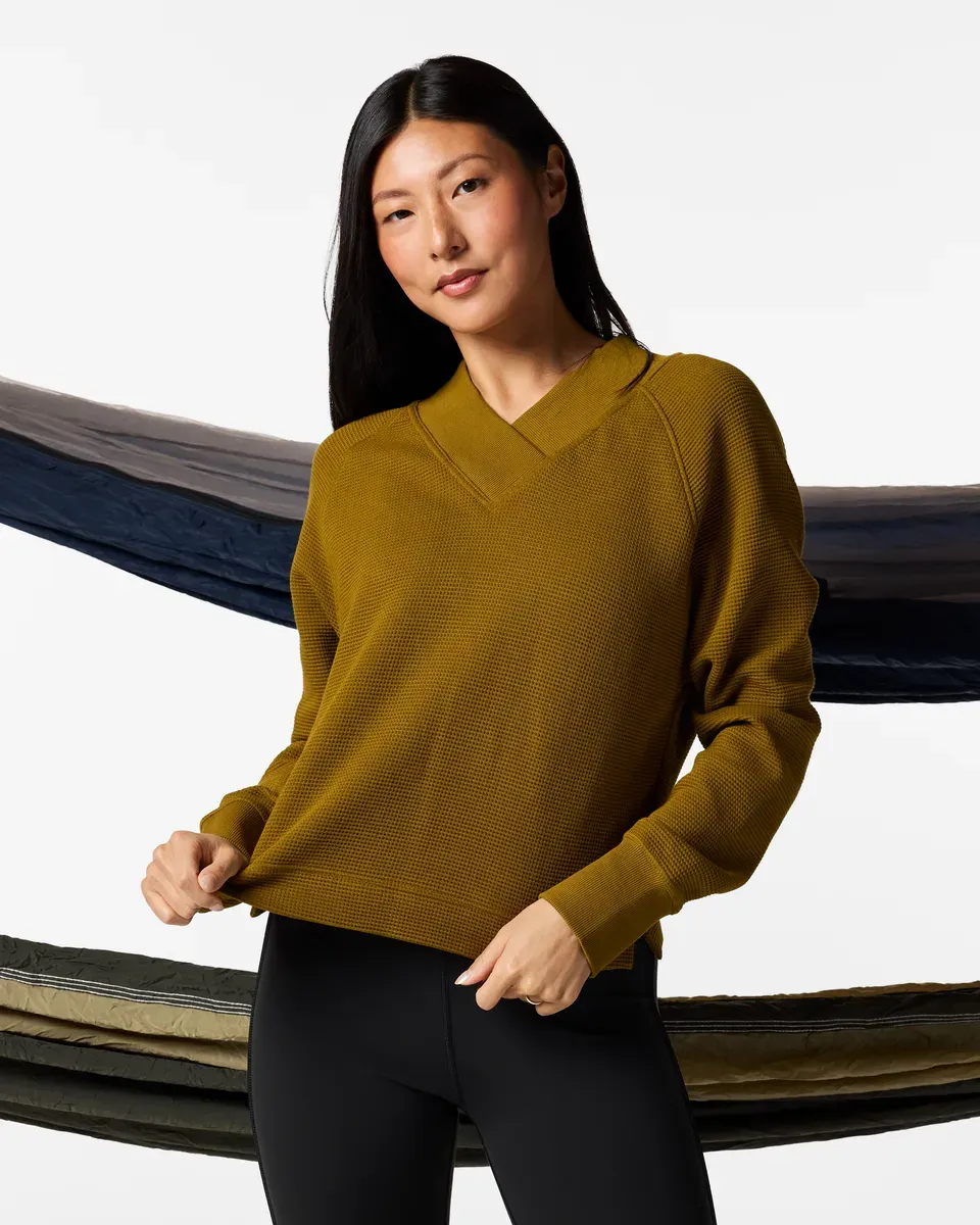 Cotopaxi Atajo tee col V femme manches longues