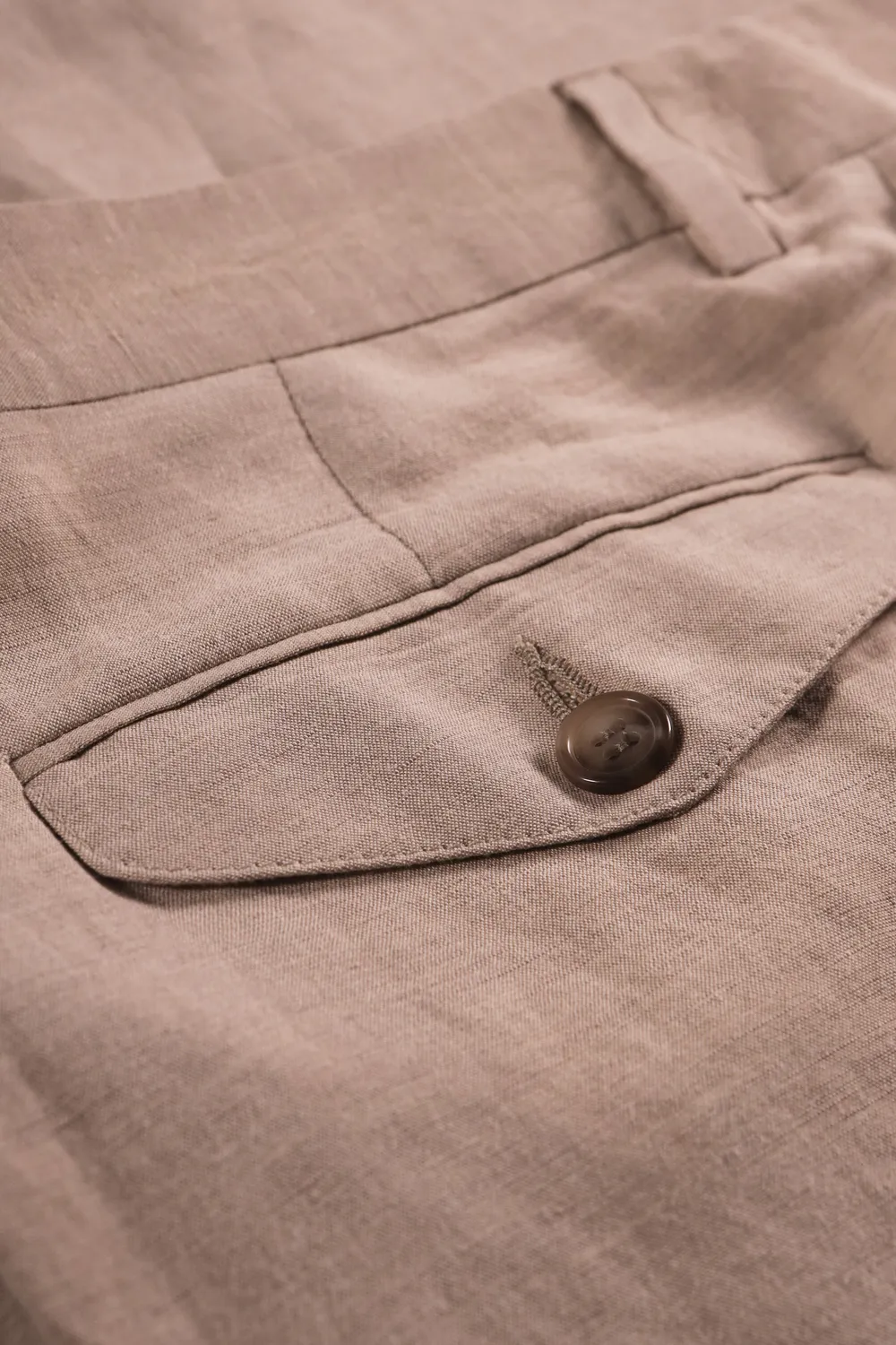 Hollington pantalon Jules ample Tencel lin écru