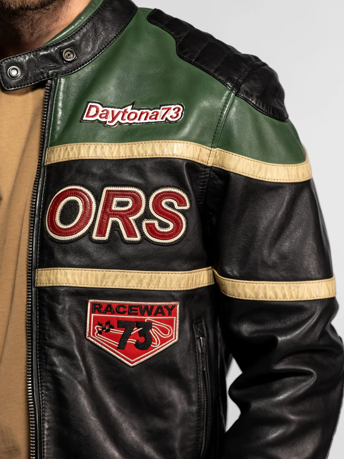 DAYTONA Candler blouson cuir moto racing