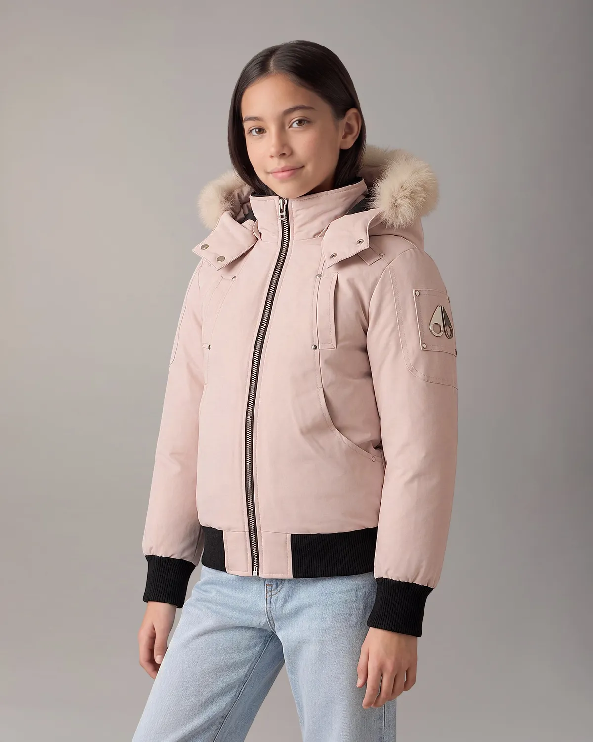 Moose Knuckles Original Down Bomber blouson rosewood duvet