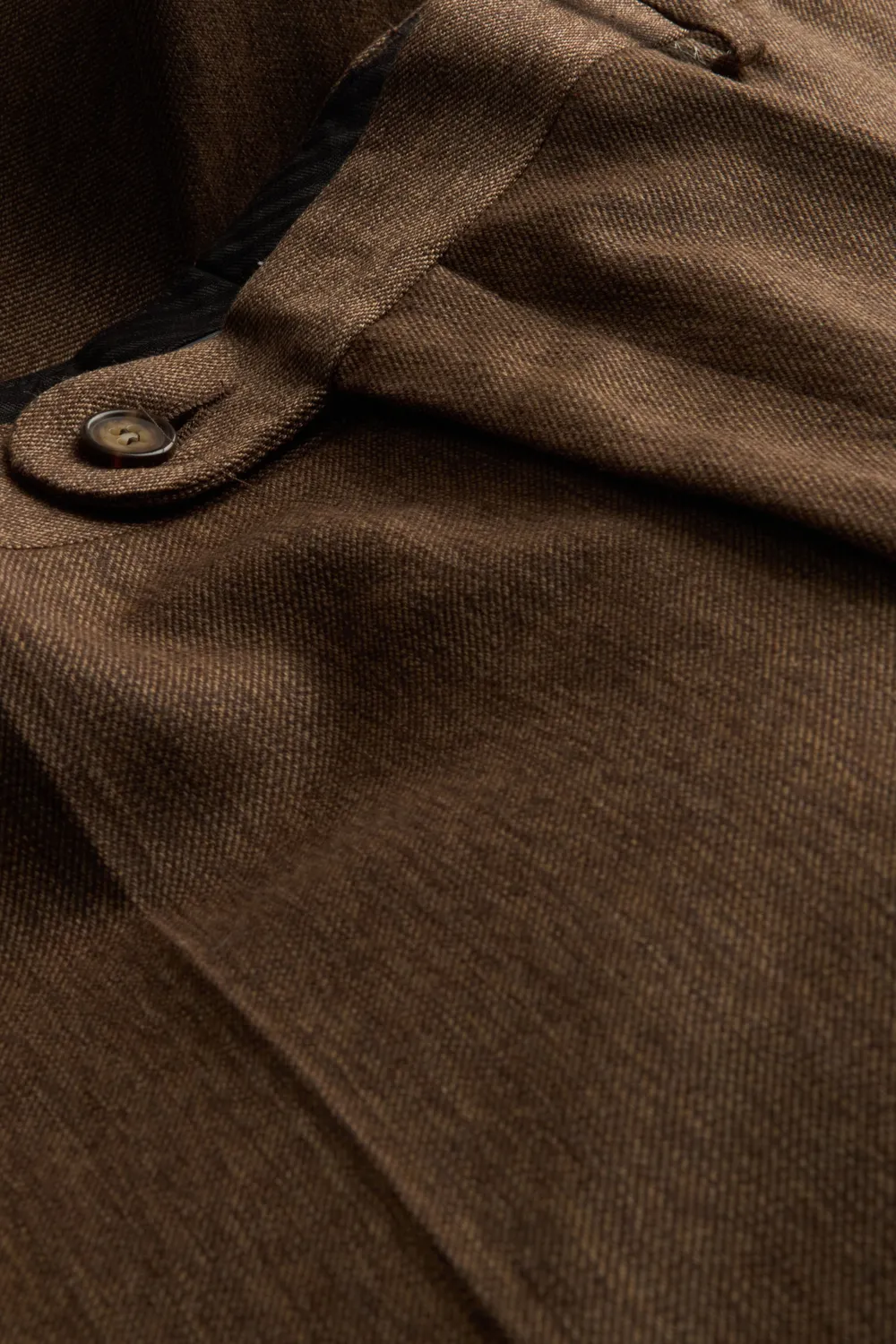 HOLLINGTON siza pantalon cachou laine coupe ajustée