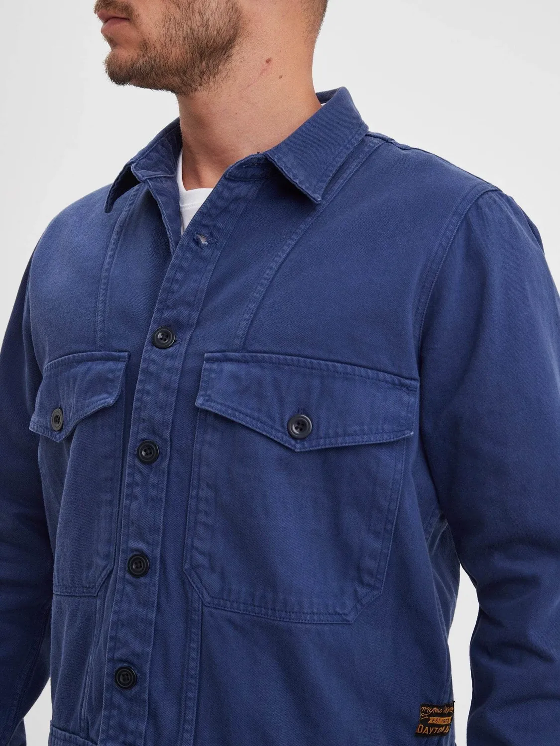 DAYTONA Jonesboro veste de travail bleu de chine coton