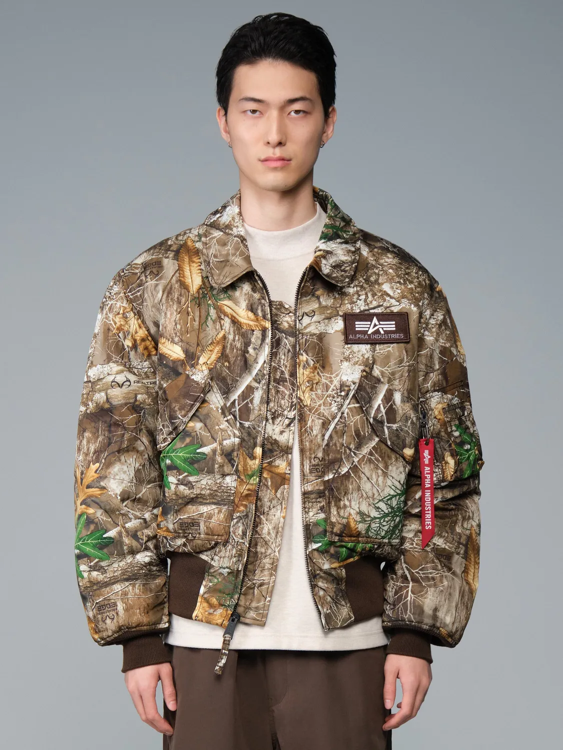 Alpha Industries CWU 45/P bomber camouflage Realtree