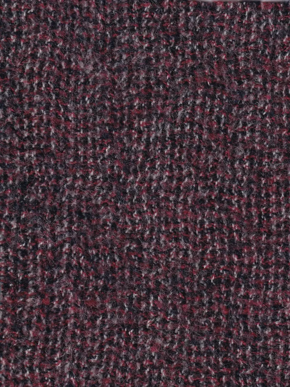 Hollington crêpe laine tissu façon velours prune