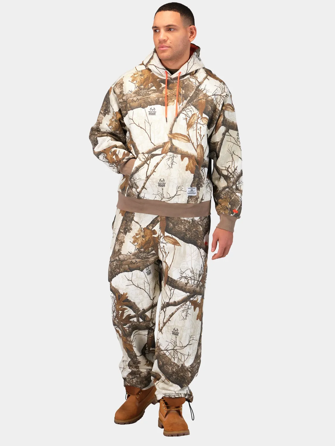 Alpha Industries Essential hoodie camo neige coton