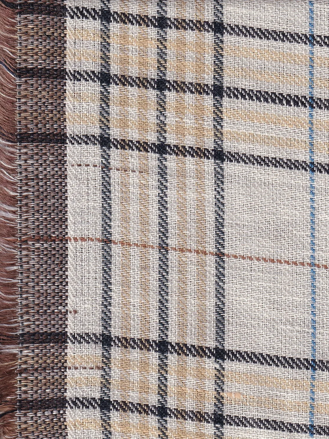 Hollington tissu lin double-face quetsche tartan 9 m