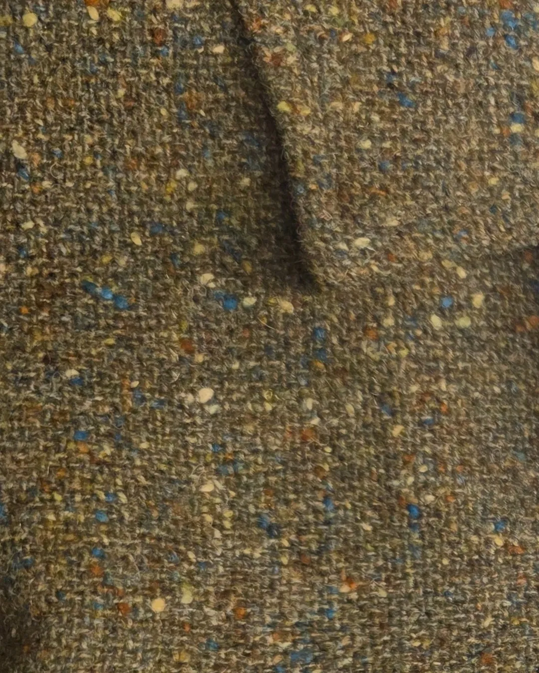 Soubacq Le Bleu Varenne veste de travail tweed laine verte