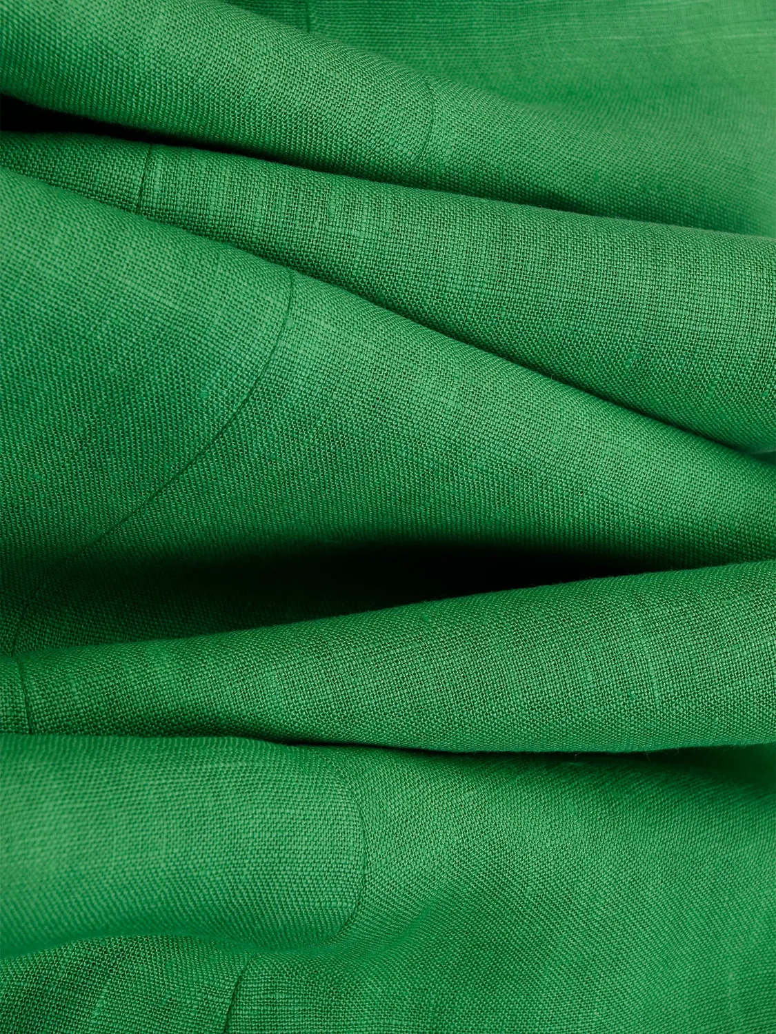 Hollington Siza pantalon lin vert coupe italienne