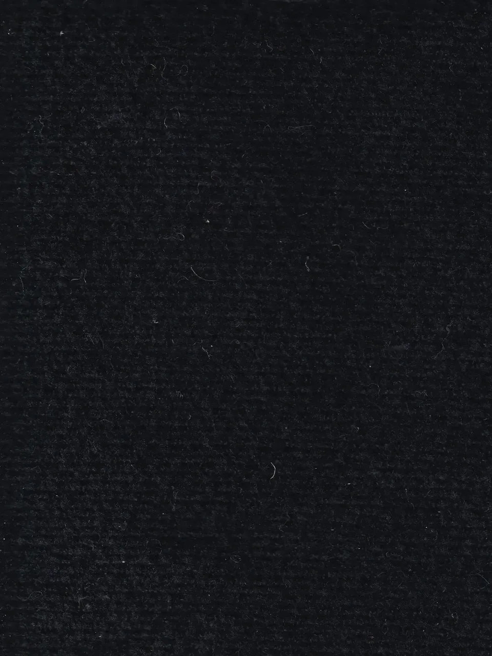 Hollington tissu chenille laine-coton noir au mètre 480g