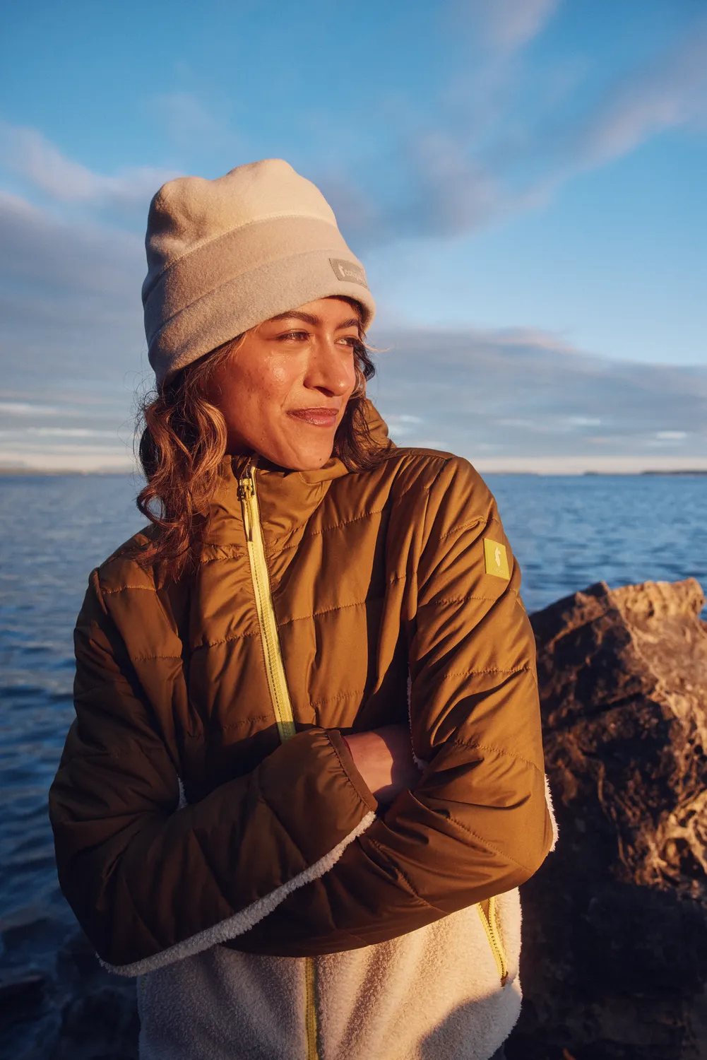 Cotopaxi Teca Fleece Beanie bonnet Acai Stripes polaire