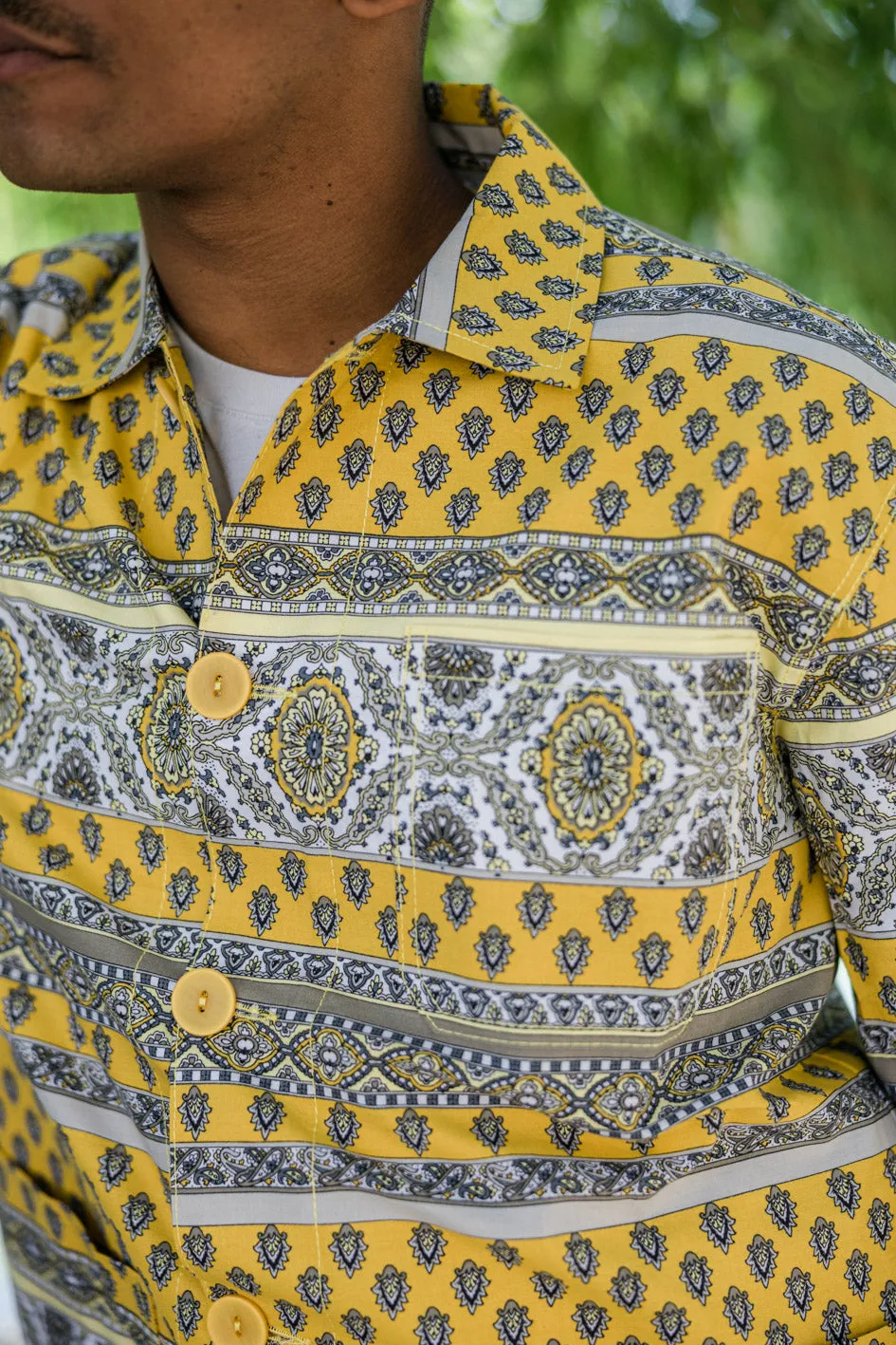 Soubacq Le Bleu Arles veste de travail toile provençale