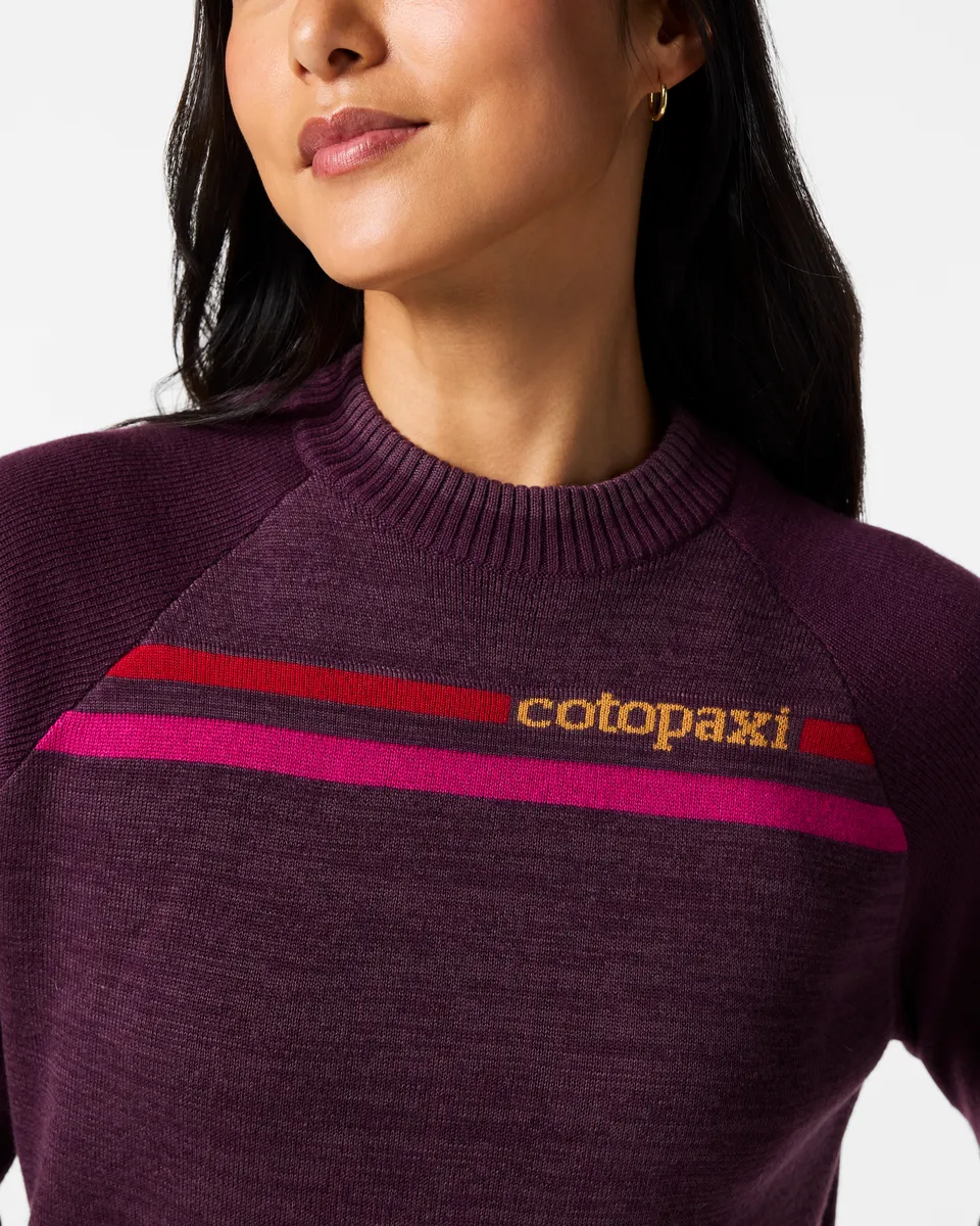 Cotopaxi Crew pull tricot femme Chalk tricoté