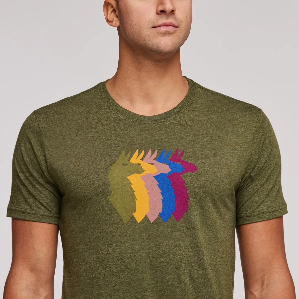 Cotopaxi Llama Sequence t-shirt homme coton manches courtes