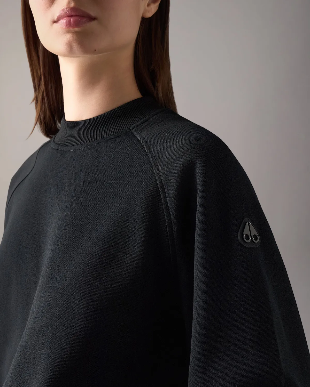 Moose Knuckles YYZ sweat col rond noir