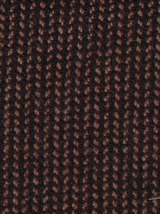 Hollington tweed tissu laine brun chevrons