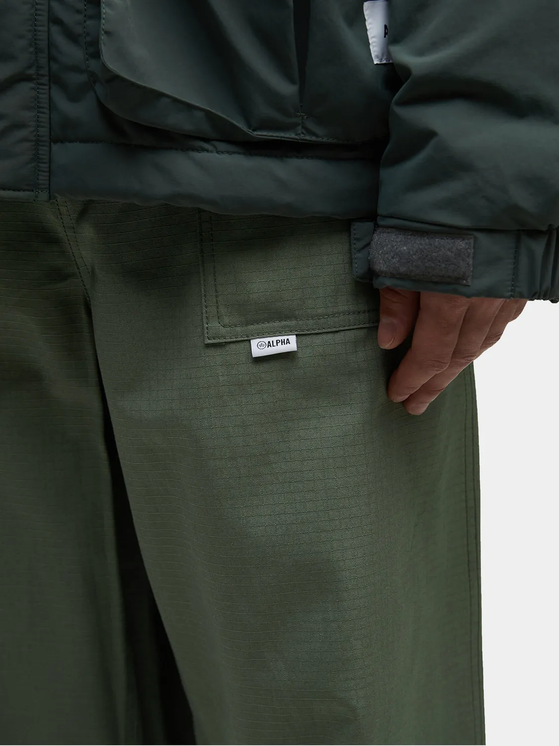 Alpha Industries UNFRM pantalon cargo ripstop olive