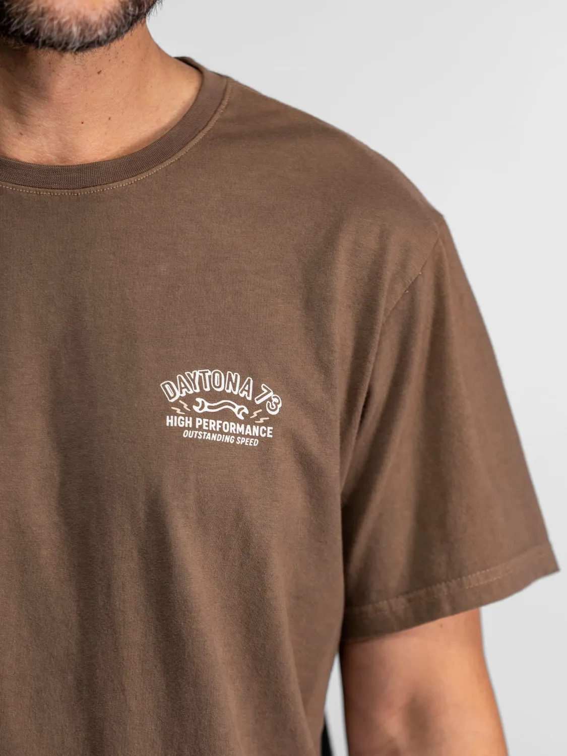 Daytona Preston t-shirt vintage Black coton 180g
