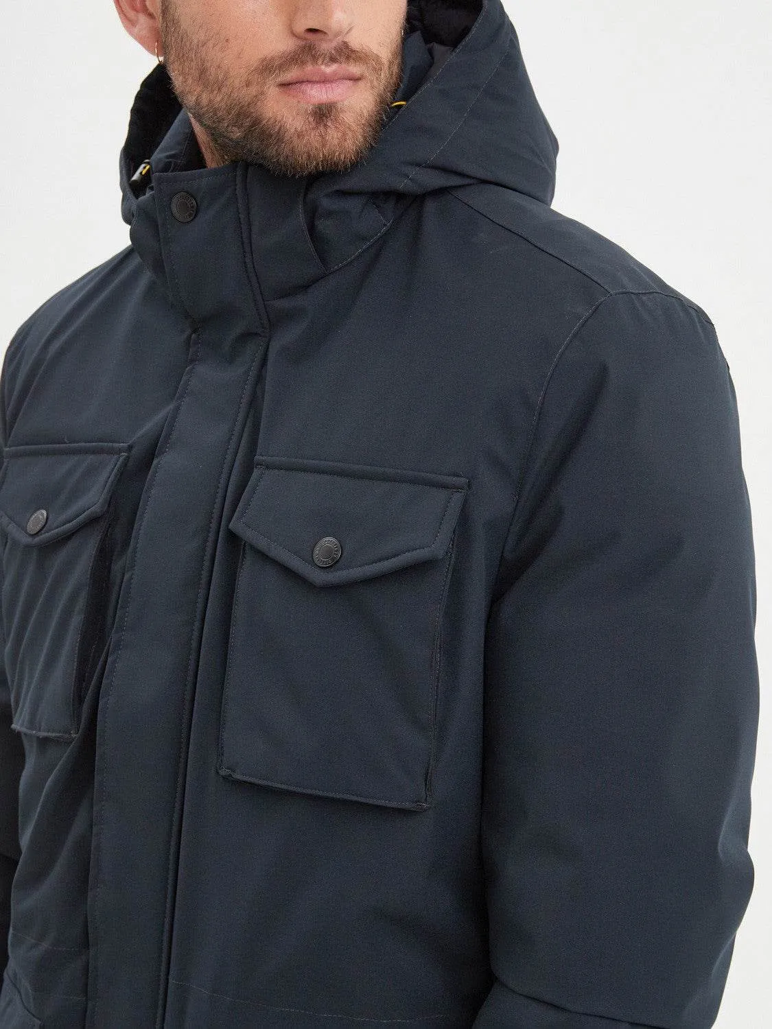 Daytona Kountze parka hiver homme navy ultra légère