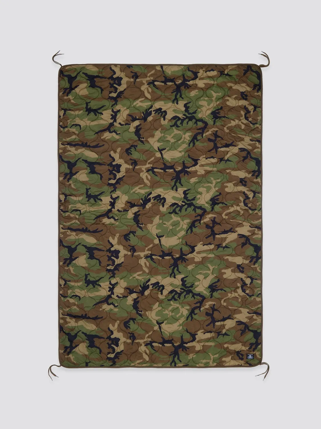 Alpha Industries Quilted plaid noir matelassé 198x137 cm