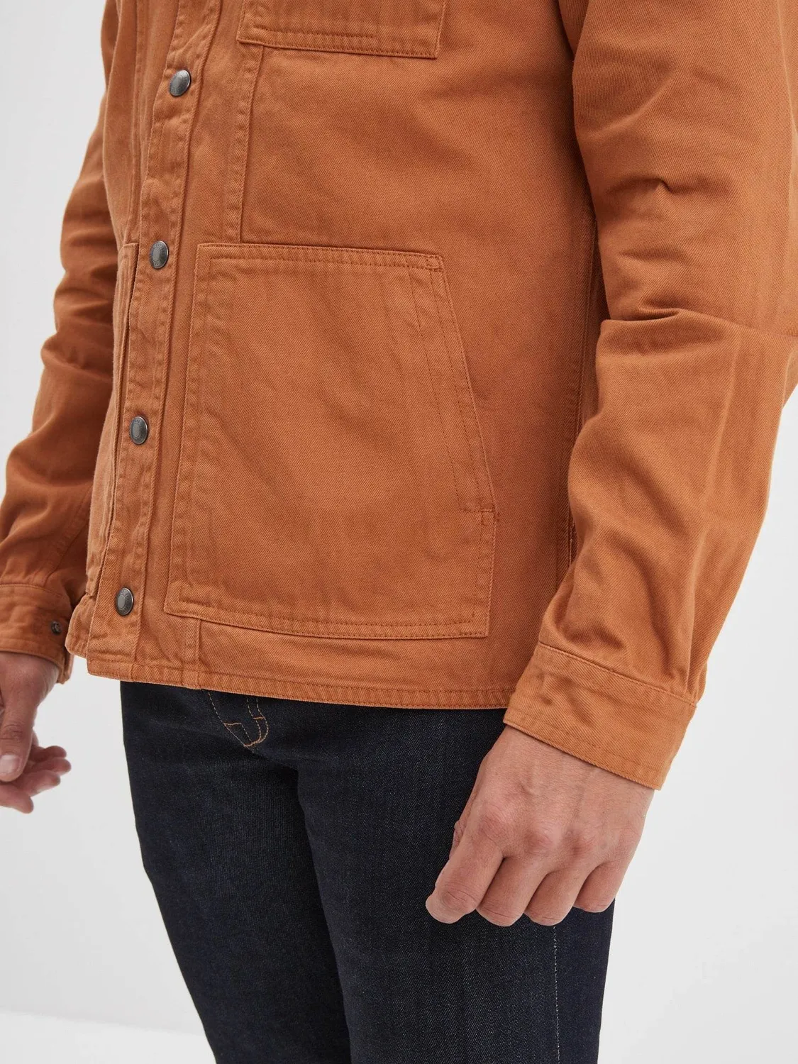 Daytona Hodgen veste travail homme Cognac bull denim