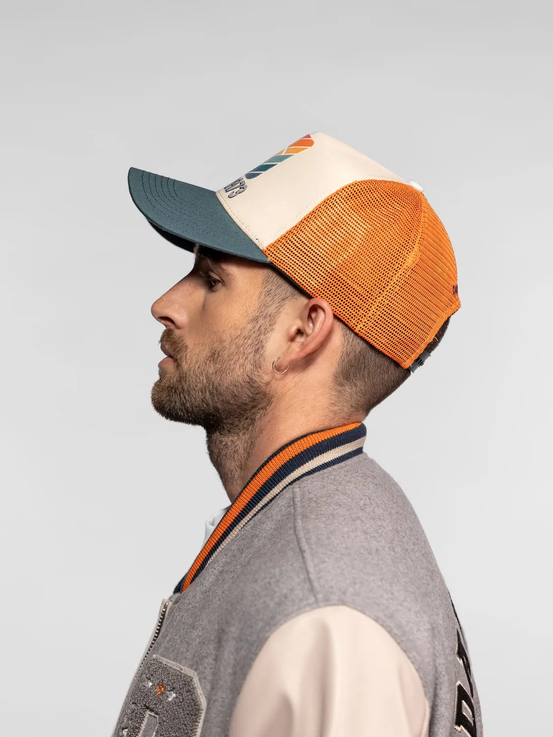 DAYTONA Macomb casquette trucker blanche filet