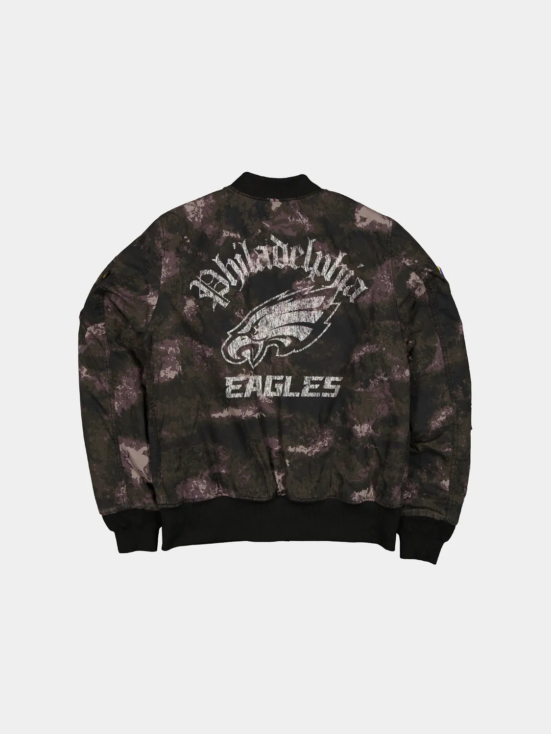 Alpha Industries Eagles MA-1 bomber noir camo réversible