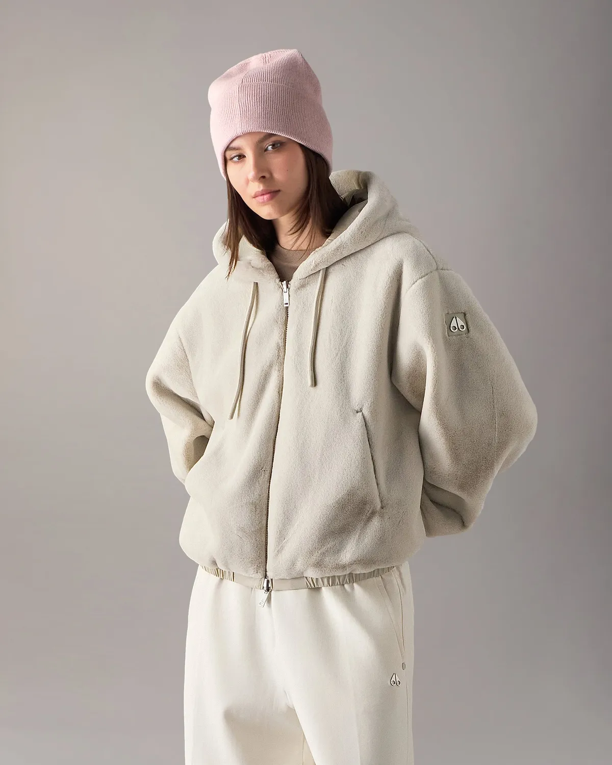 Moose Knuckles Eaton Bunny hoodie réversible printanier