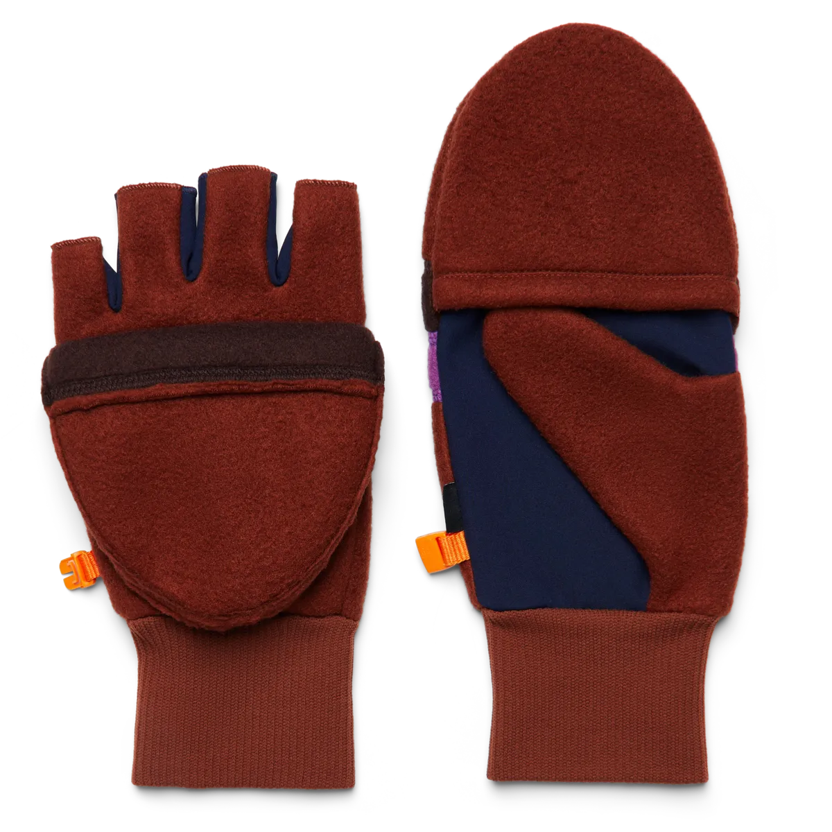 Cotopaxi Teca Fleece Glitten moufles Rusty polaire