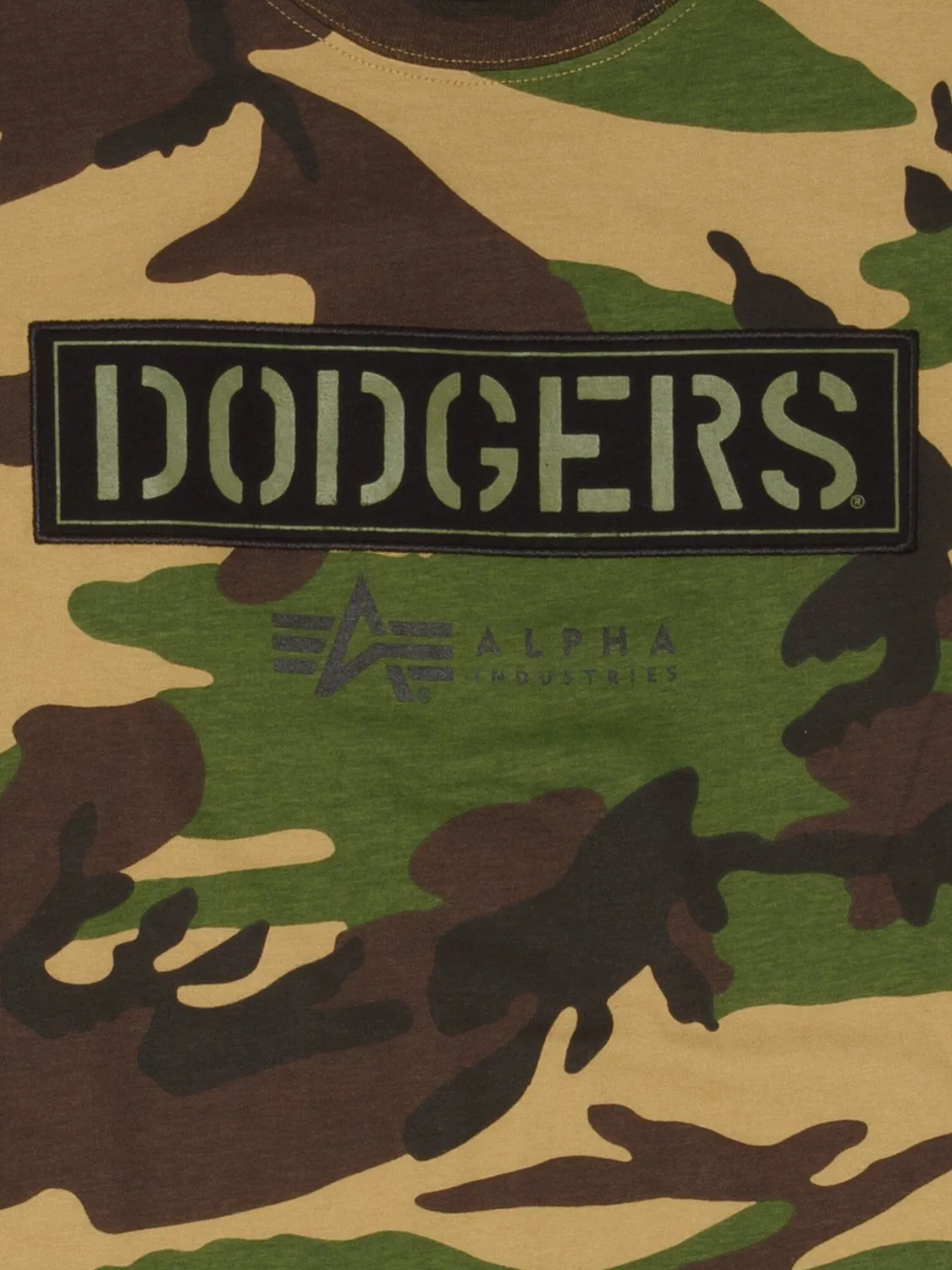 Alpha Industries Dodgers x New Era t-shirt Camo coton