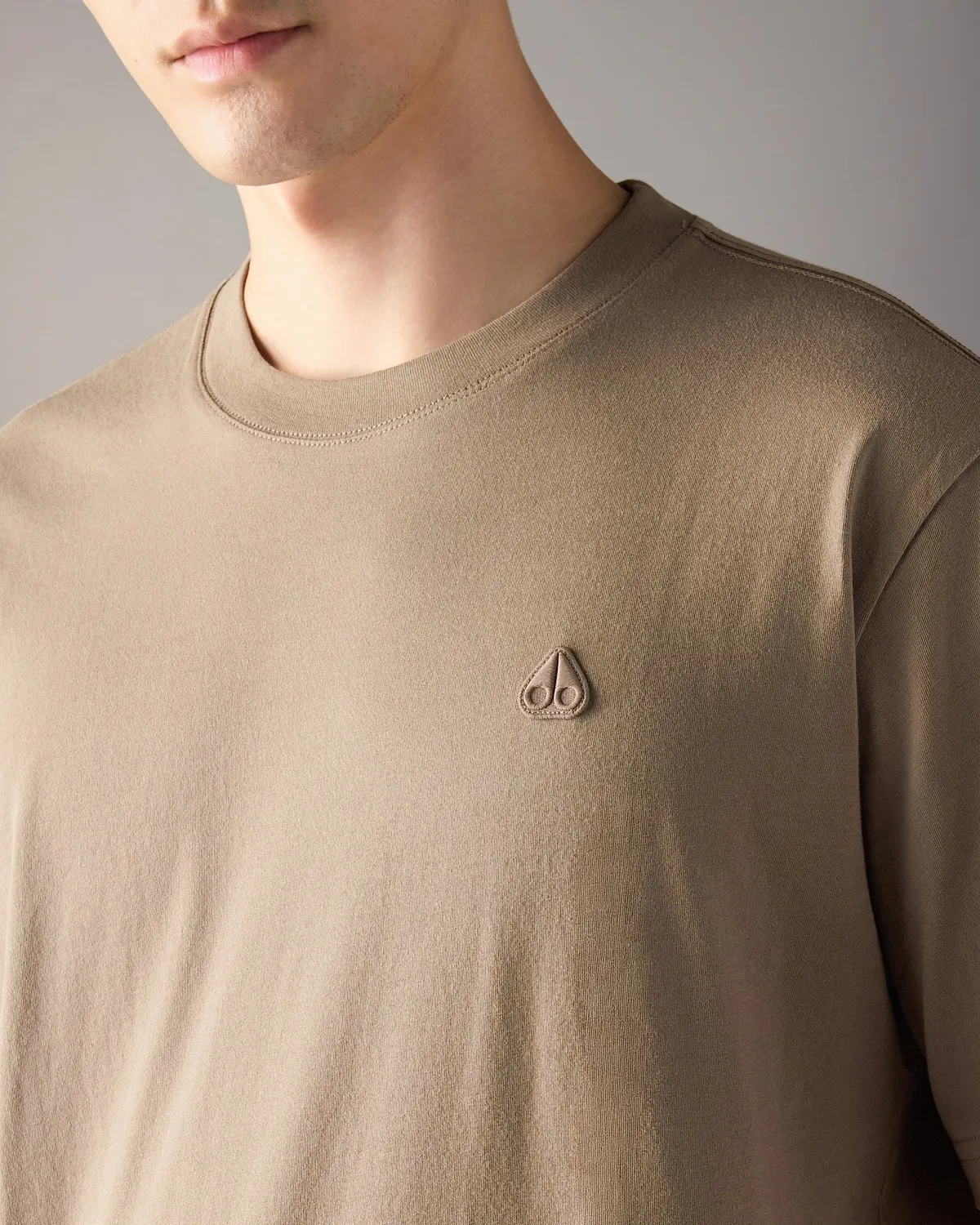 Moose Knuckles Yul Classic t-shirt gris coton