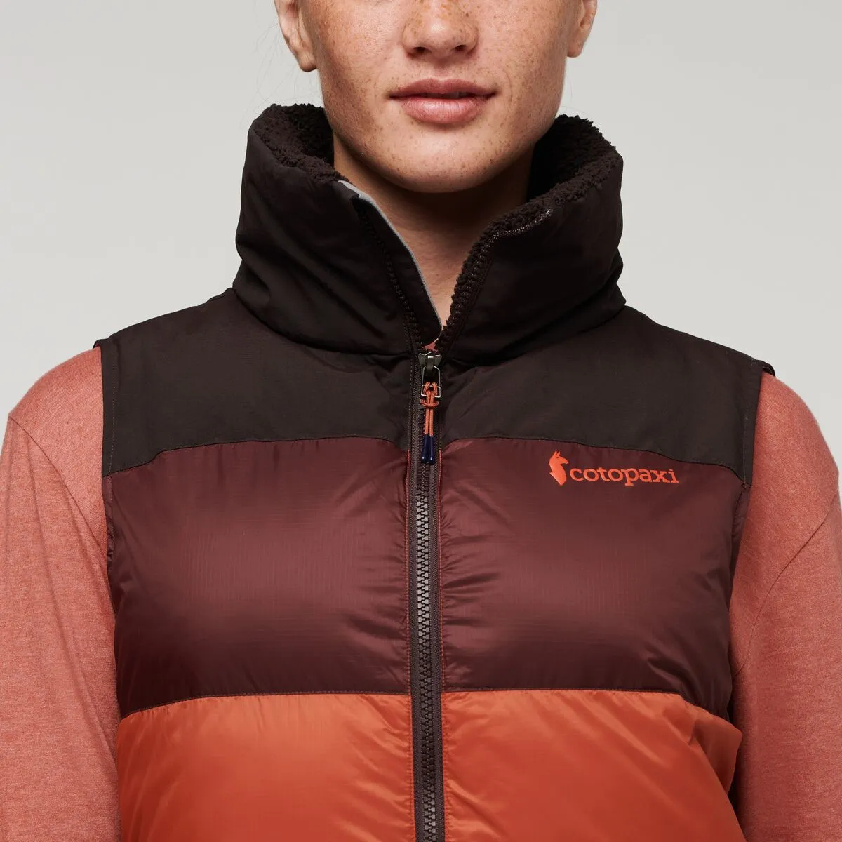 Cotopaxi Solazo Down Vest gilet femme Cavern/Spice duvet