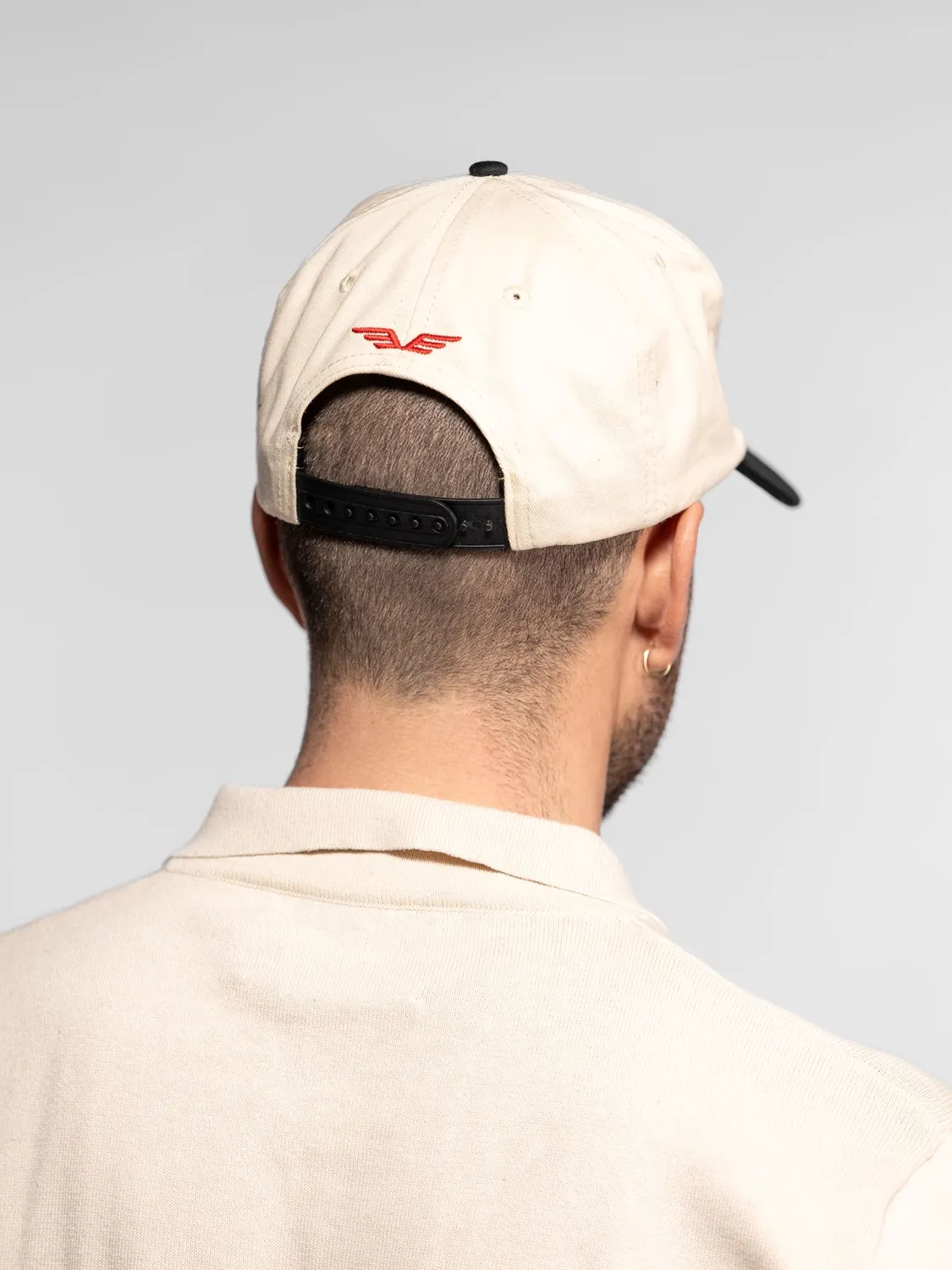 Daytona 73 Glendive casquette homme offwhite 6 panneaux