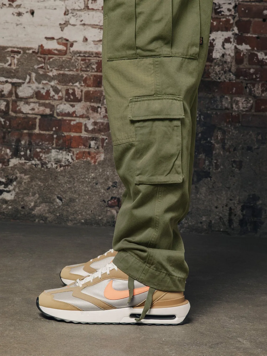 Alpha Industries ACU pantalon cargo olive homme