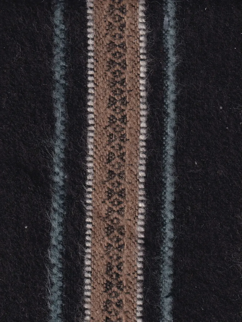 Hollington Istanbul tissu toile laine cachemire rayures mètre