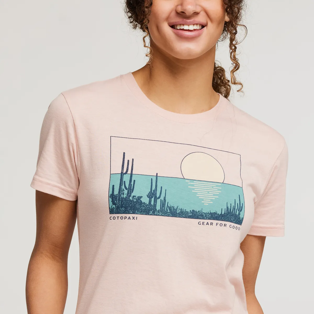 Cotopaxi Desert View t-shirt femme Sand coton équité
