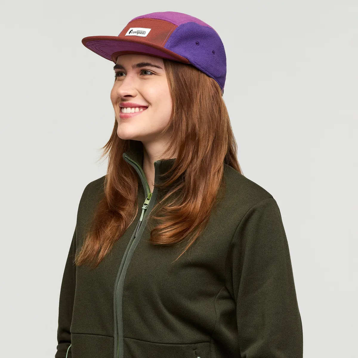 Cotopaxi Fleece 5-Panel casquette polaire recyclée Rusty