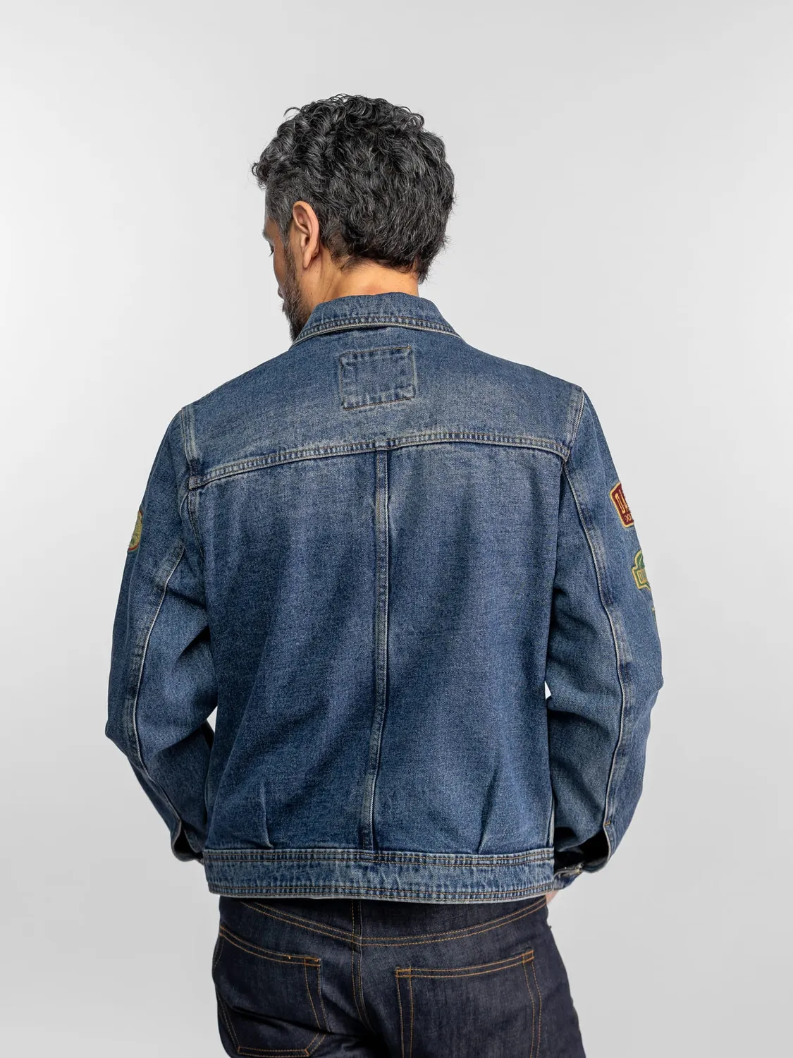 Daytona Alexis veste en jean homme dirty wash vintage