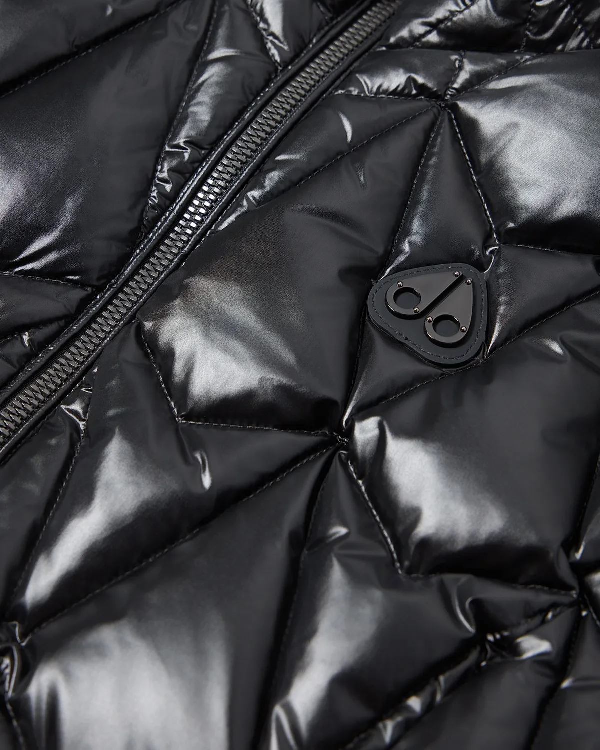 Moose Knuckles Iceberg gilet duvet noir matelassé