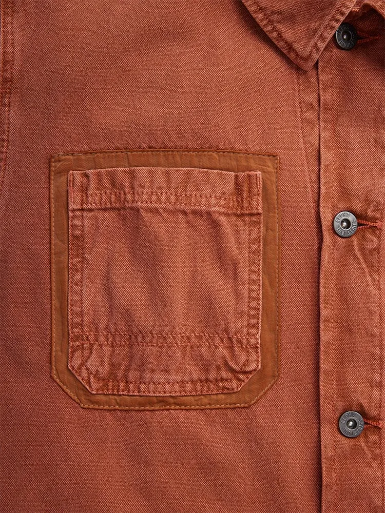 Alpha Industries Chore Coat veste safran coton boutonnée