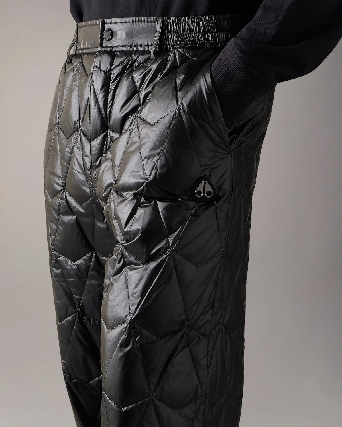 Moose Knuckles Iceberg Quilt Pantalon Duvet Noir