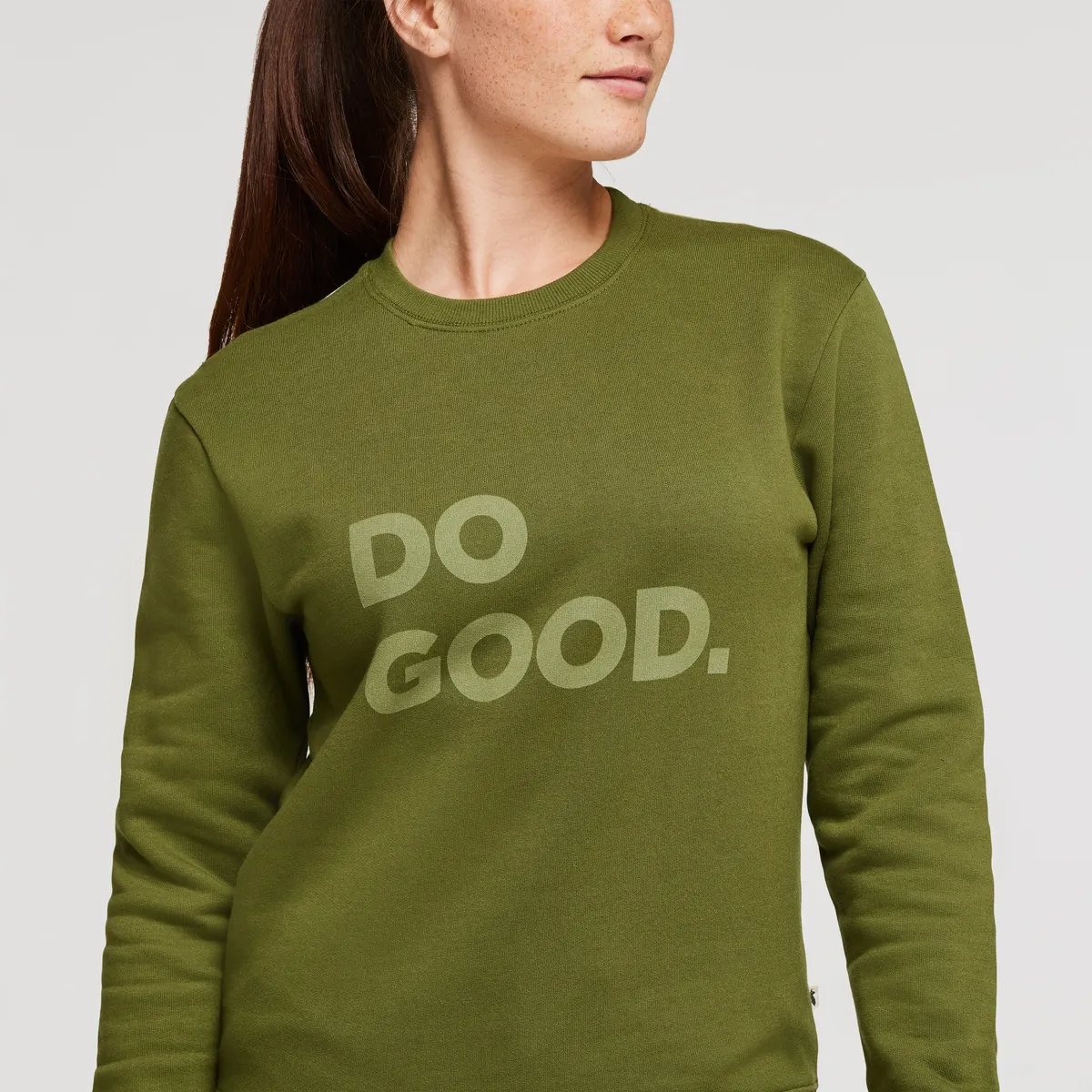 Cotopaxi Do Good Crew sweat femme Wheat coton bio