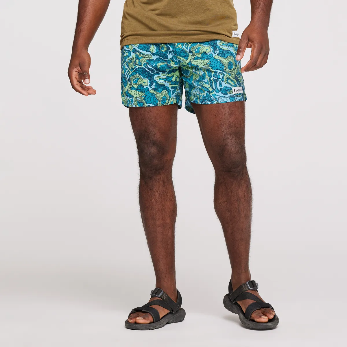 Cotopaxi Brinco short homme Gulf/Kelp imprimé rétro