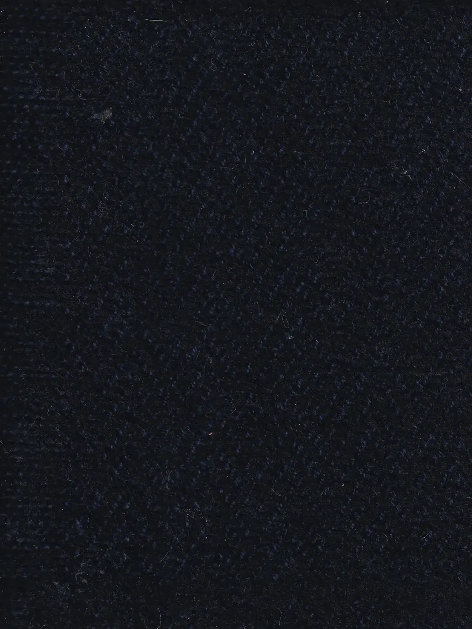 Hollington chevrons tissu chenille laine coton 4 m bleu